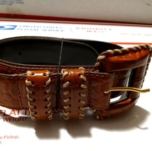 🚂TAROX LEATHER BELT MADE IN ITALY 🇮🇹 SIZE L,A FABULOUS GIFTING!!! 🎁